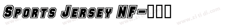 Sports Jersey NF字体转换